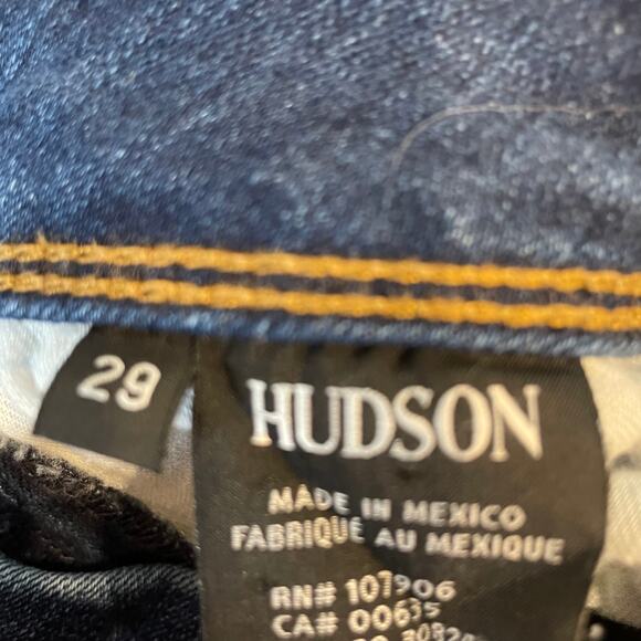 Hudson Collin Flap Skinny Distressed Jeans Sz 29 - Picture 9 of 9